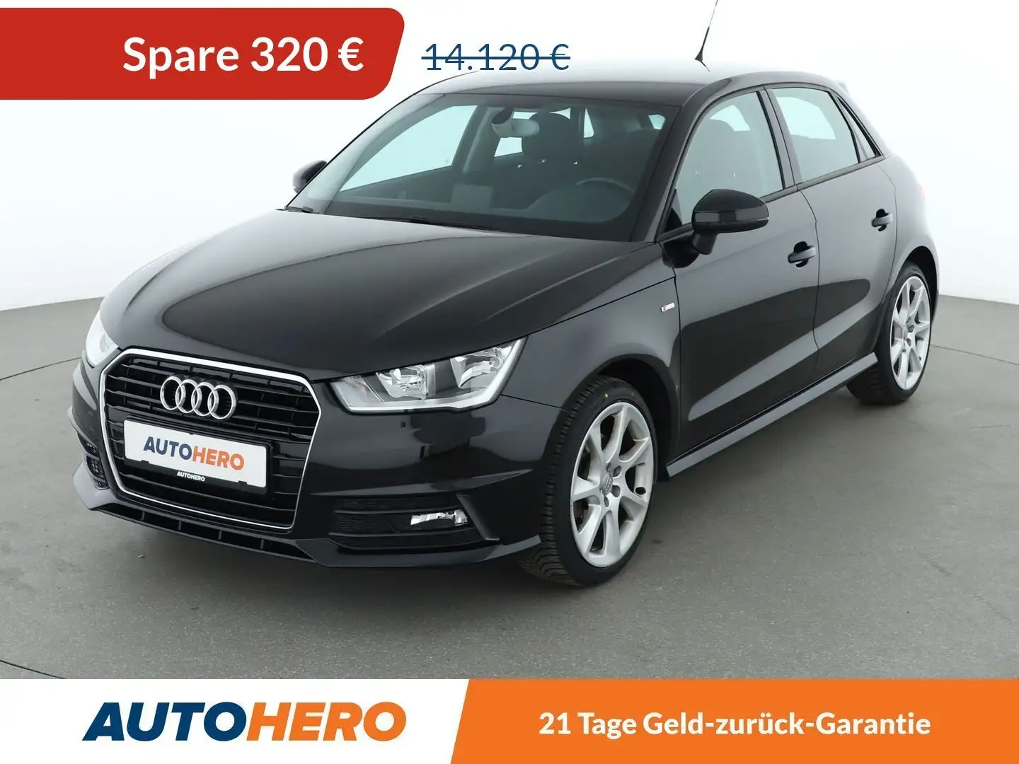 Audi A1 1.4 TFSI *PDC*SHZ* Noir - 1