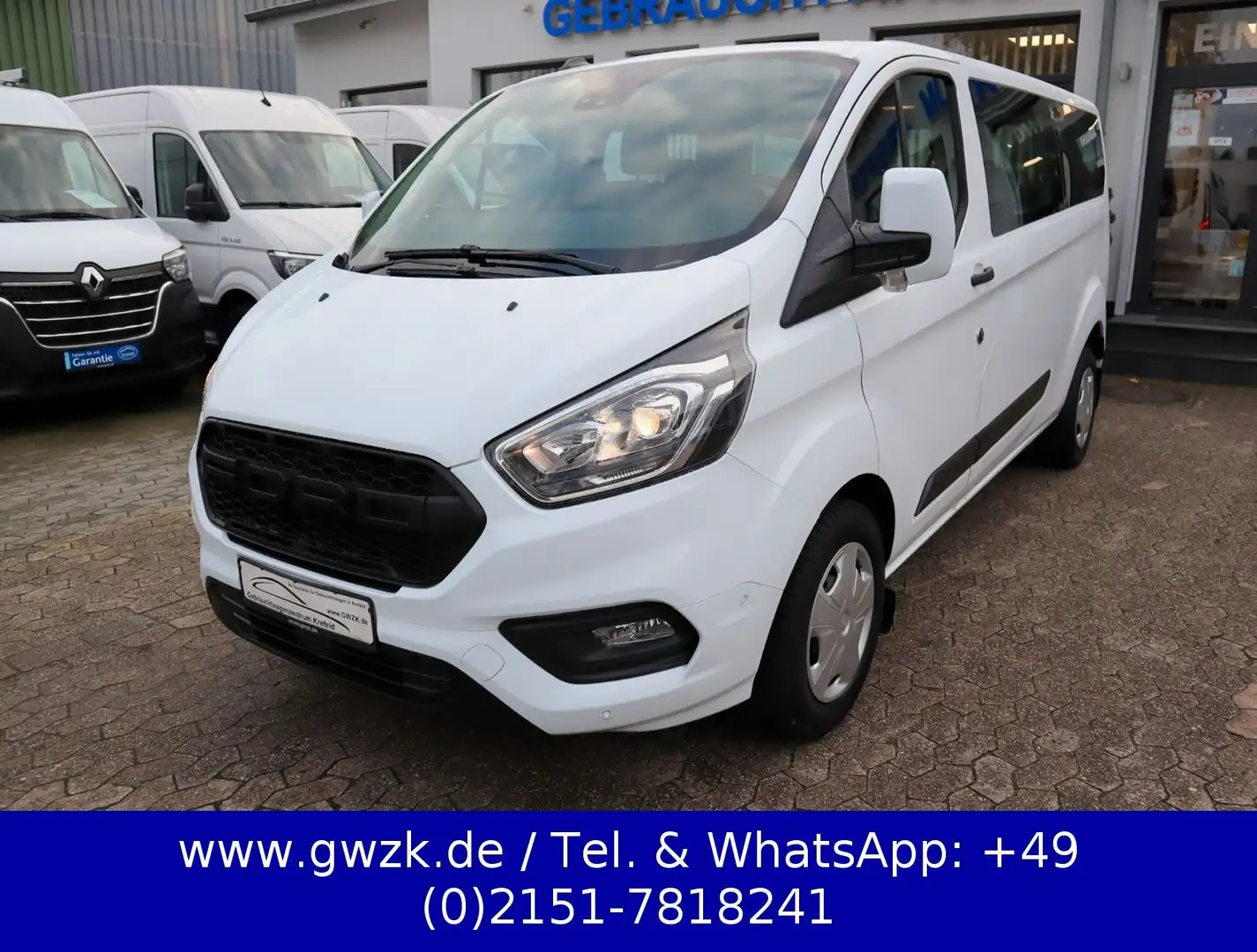 Ford Tourneo Custom Transit Custom L2 /9-Sitzer /Navi/Kam. /PDC/Temp Weiß - 1