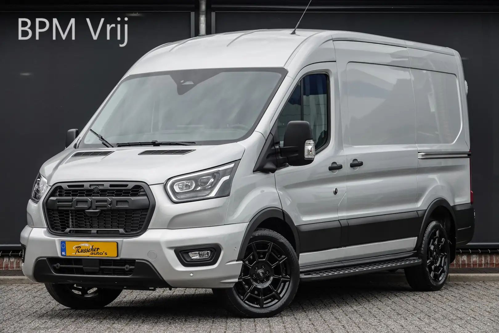 Ford Transit L2H2 | 130Pk A8 Aut. | Raptor Edition | 2x Schuifd Zilver - 1
