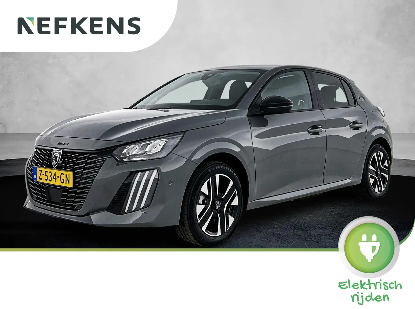 Peugeot e-208 EV Allure 51 kWh 156pk | 410km WLTP Actieradius | Gris - 1