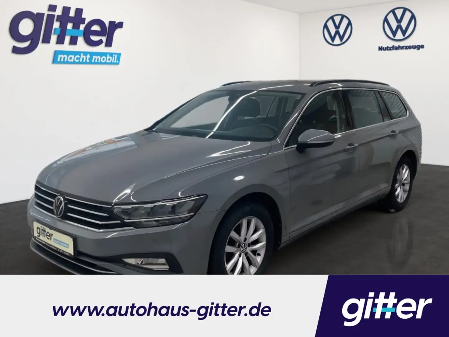 Volkswagen Passat Variant 1.5 TSI BUSINESS NAVI SHZ FAHRASSI LED DAB+ Gris - 1