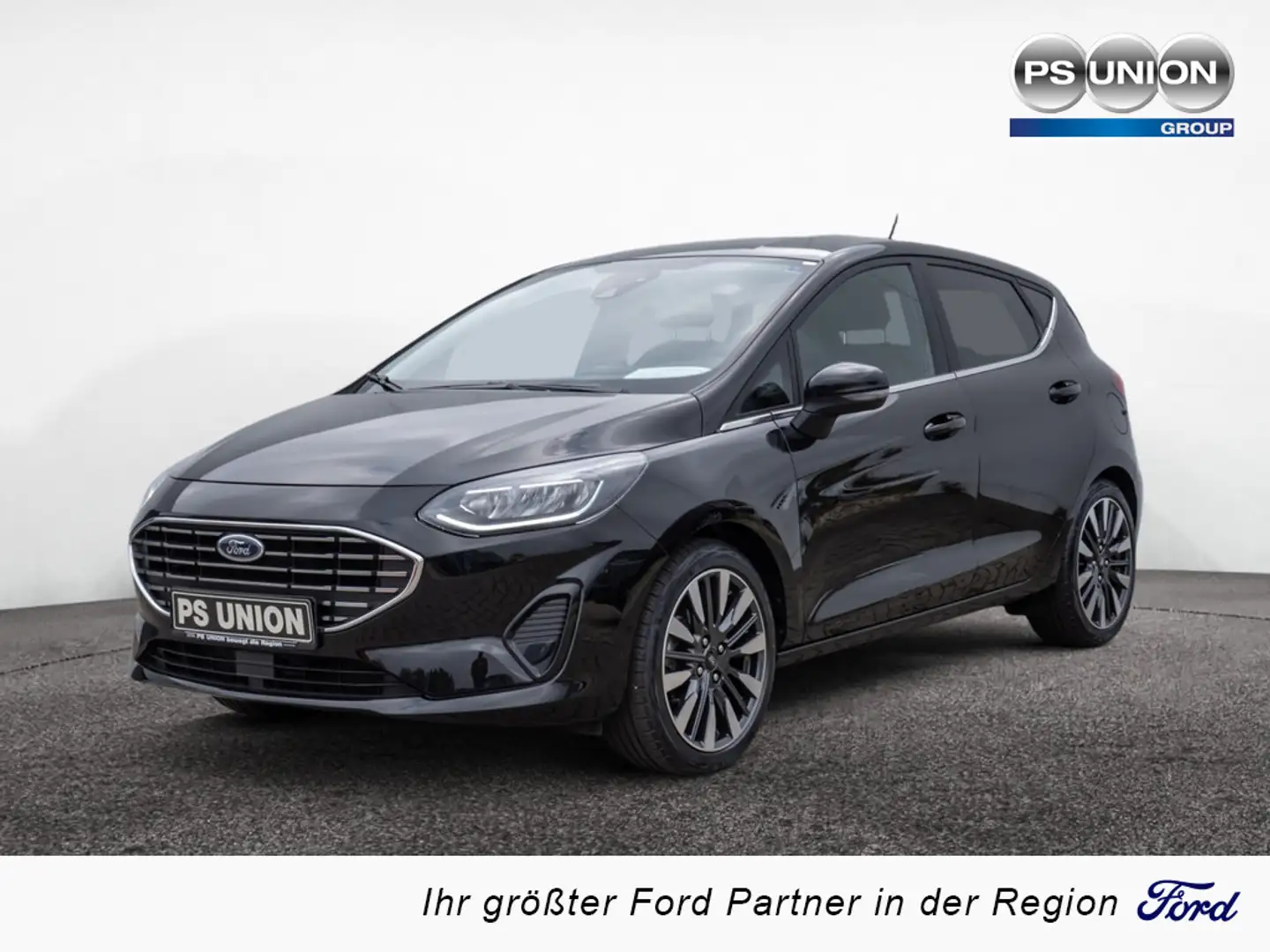 Ford Fiesta TITANIUM X 1.0L 100PS SHZ NAVI ACC LED Schwarz - 1