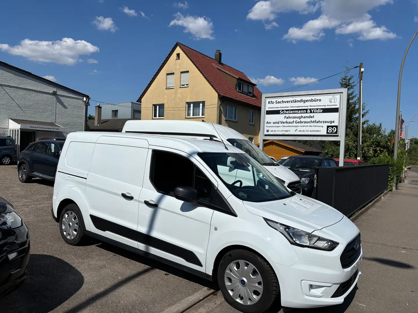 Ford Transit Connect Kasten L2 Kamera 3Sitzer PTS Navi Weiß - 1