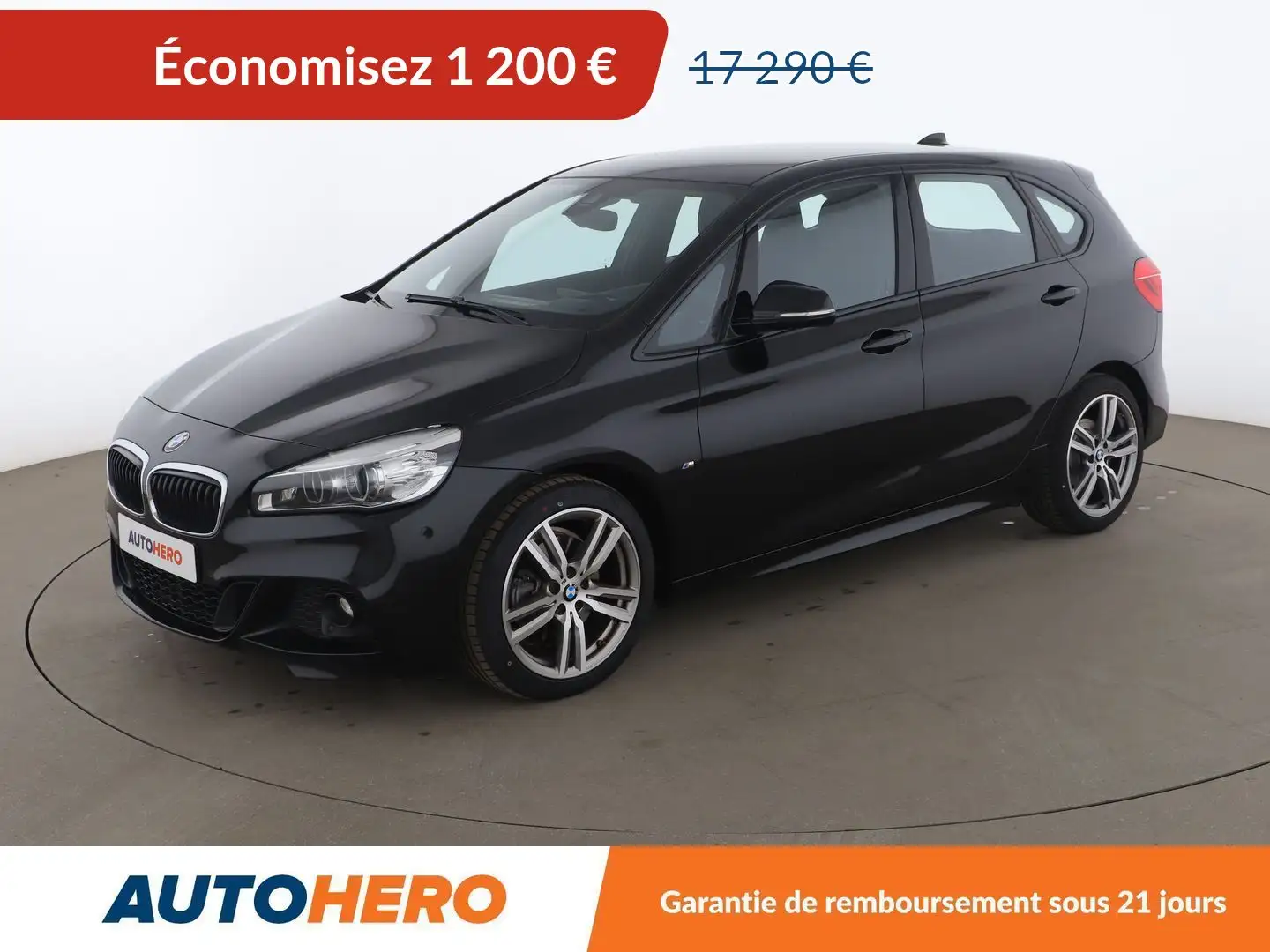 BMW 220 Active Tourer 220d M Sport BVA8 Noir - 1