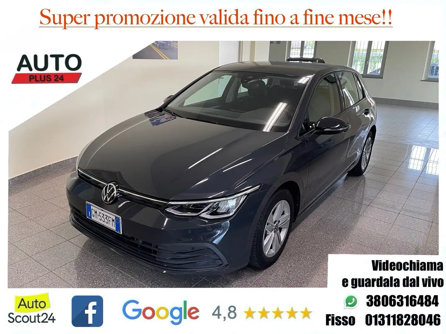 Volkswagen Golf 2.0 TDI DSG SCR Life SCONTO "PROMO  PLUS" Grigio - 1