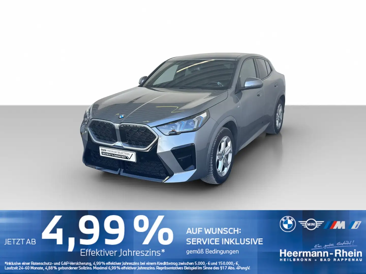 BMW X2 xDrive20dA M Sport LiveCock.HUD.LED.AHK.Keyl. Grau - 2