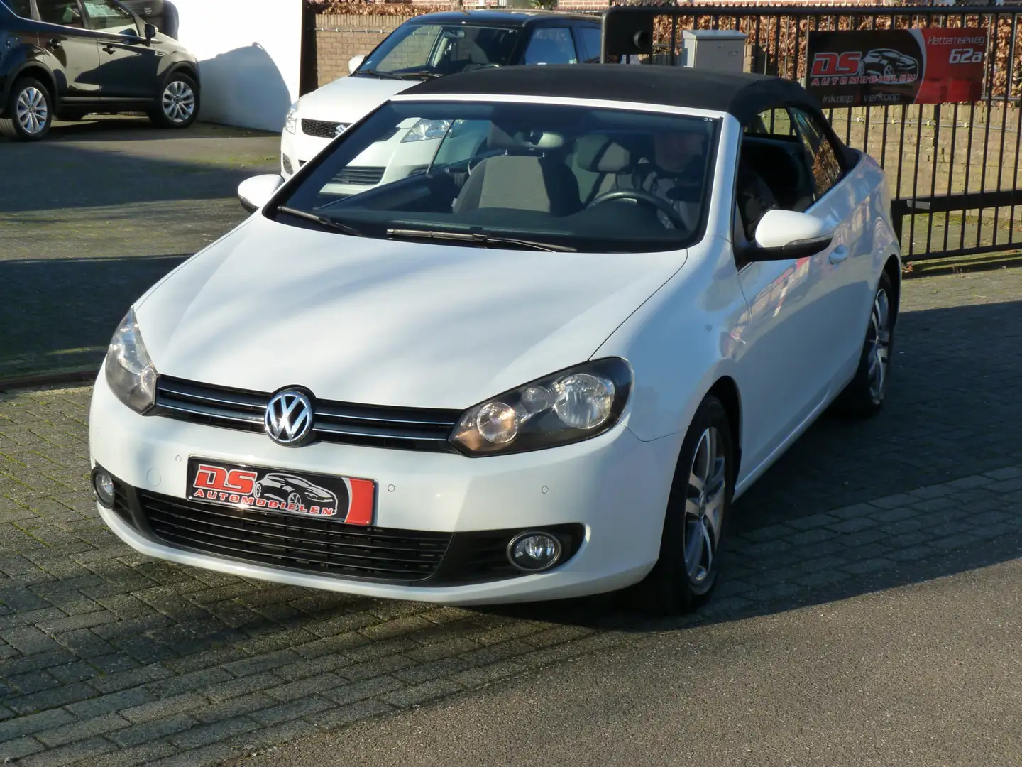 Volkswagen Golf Cabriolet 1.2 TSI BlueMotion CABRIOLET *** AIRCO-ELECTR.RAME Blanco - 1