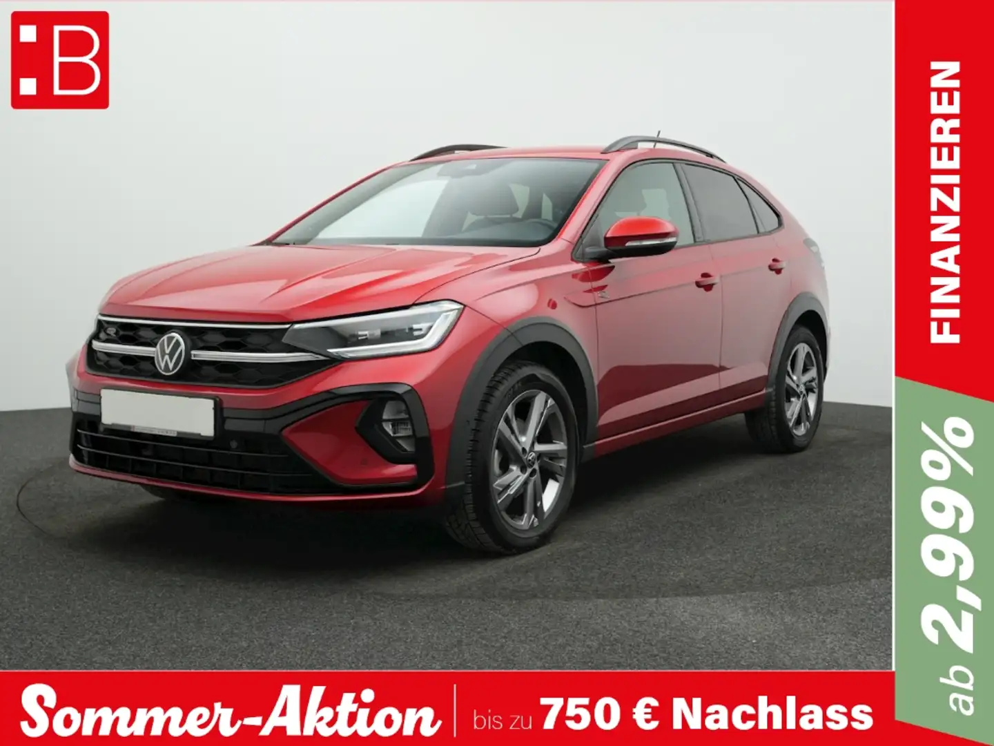 Volkswagen Taigo 1.5 TSI DSG R-Line MATRIX-LED NAVI ACC AHK PARKASS Rouge - 1