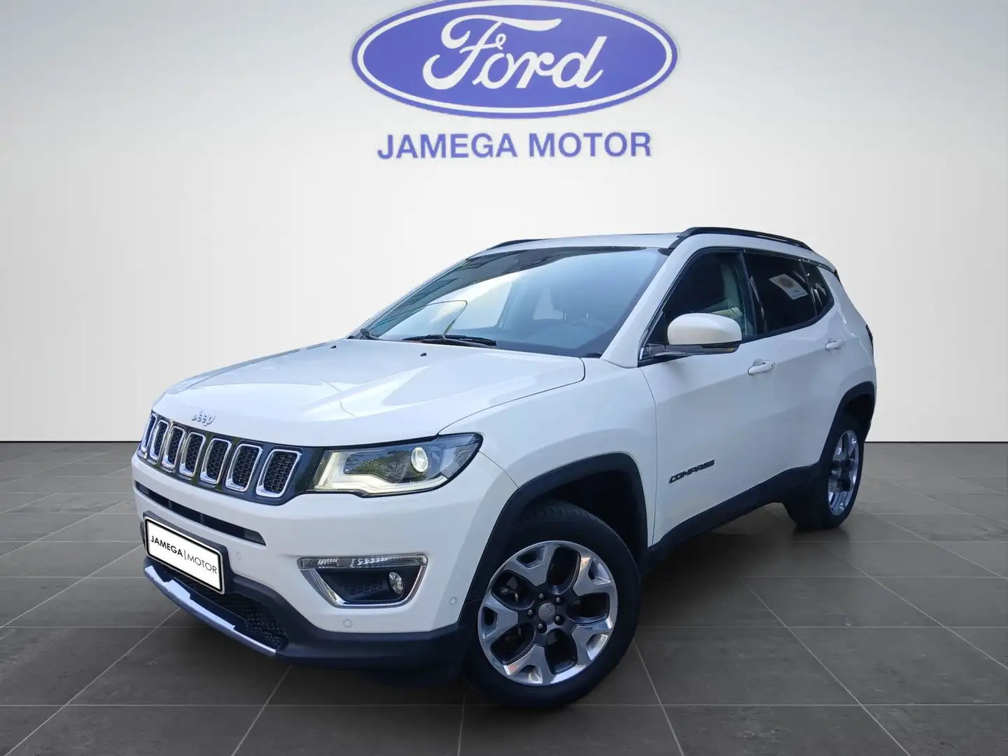 Jeep Compass 2.0 Mjt Limited AWD ATX Aut. 103kW Blanc - 2