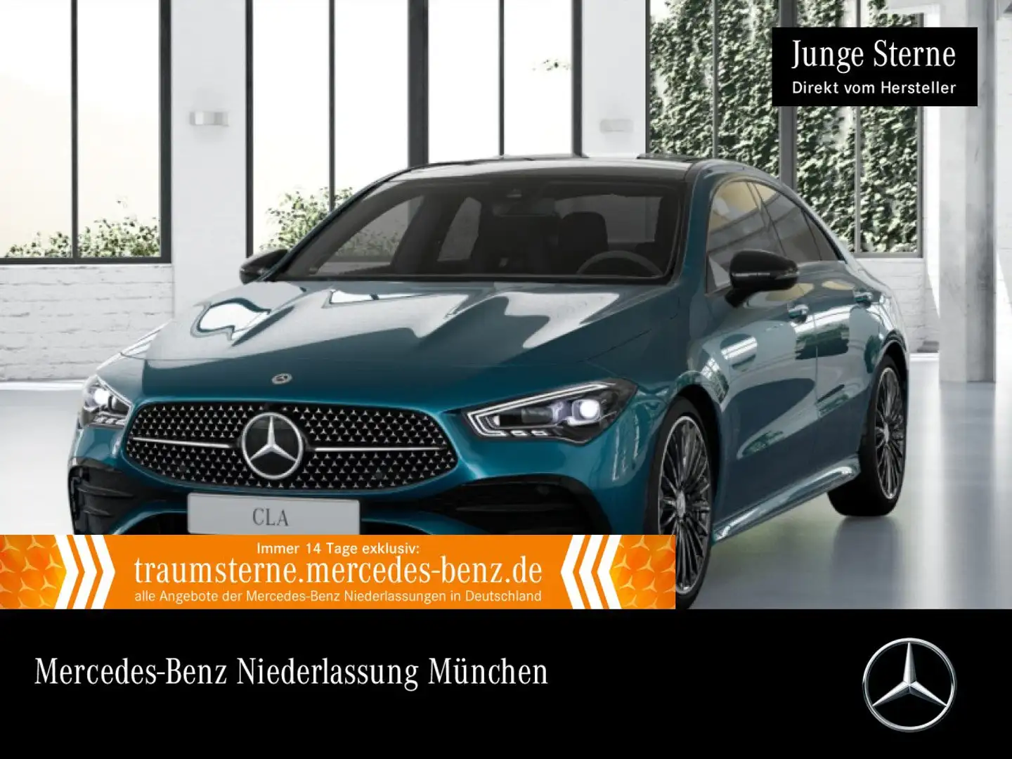 Mercedes-Benz CLA 200 AMG+NIGHT+PANO+MULTIBEAM+BURMESTER+KAMERA Bleu - 1
