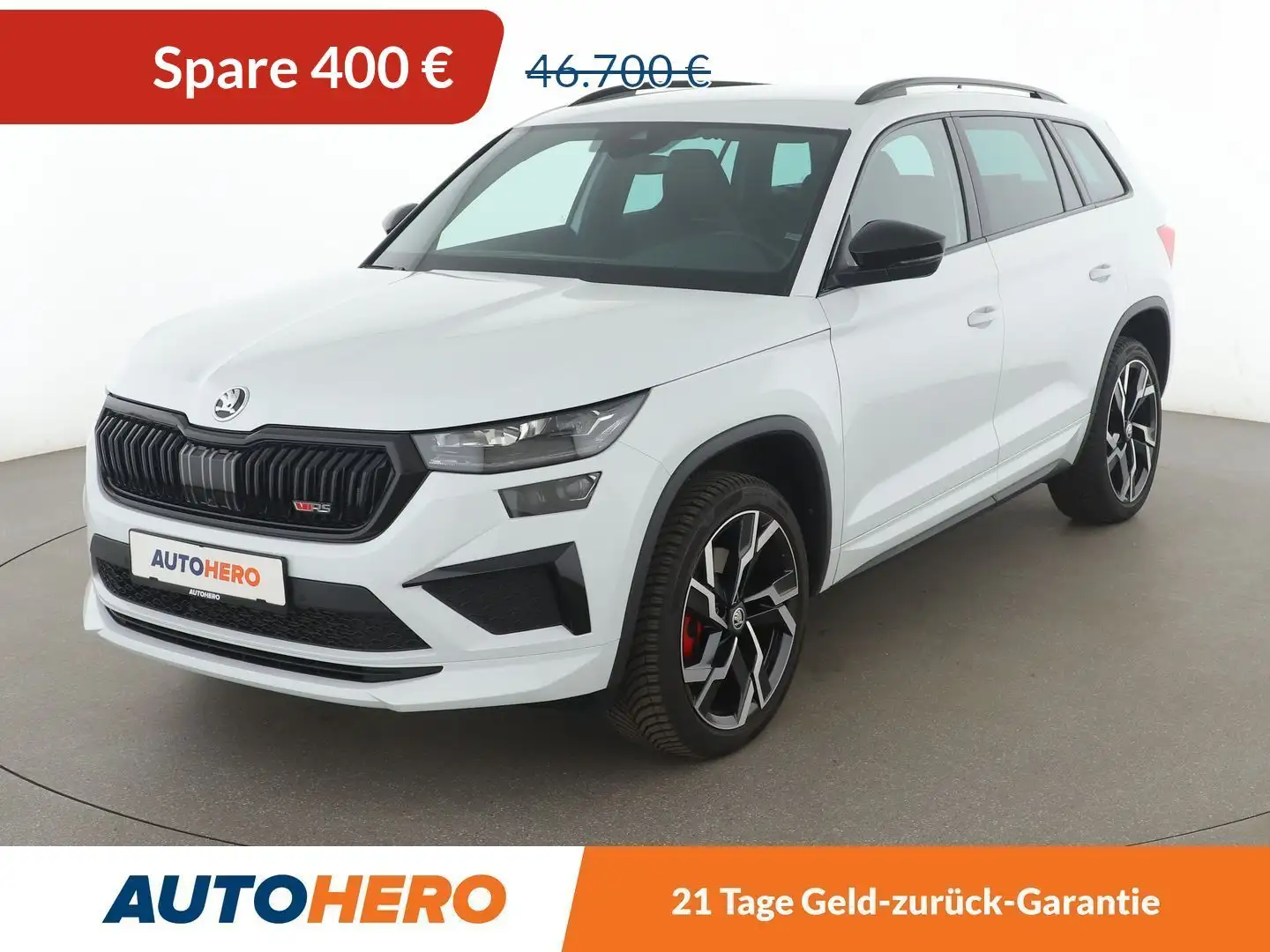 Skoda Kodiaq 2.0 TSI RS 4x4 Aut.*NAVI*LED*ACC*CAM*PDC* Weiß - 1