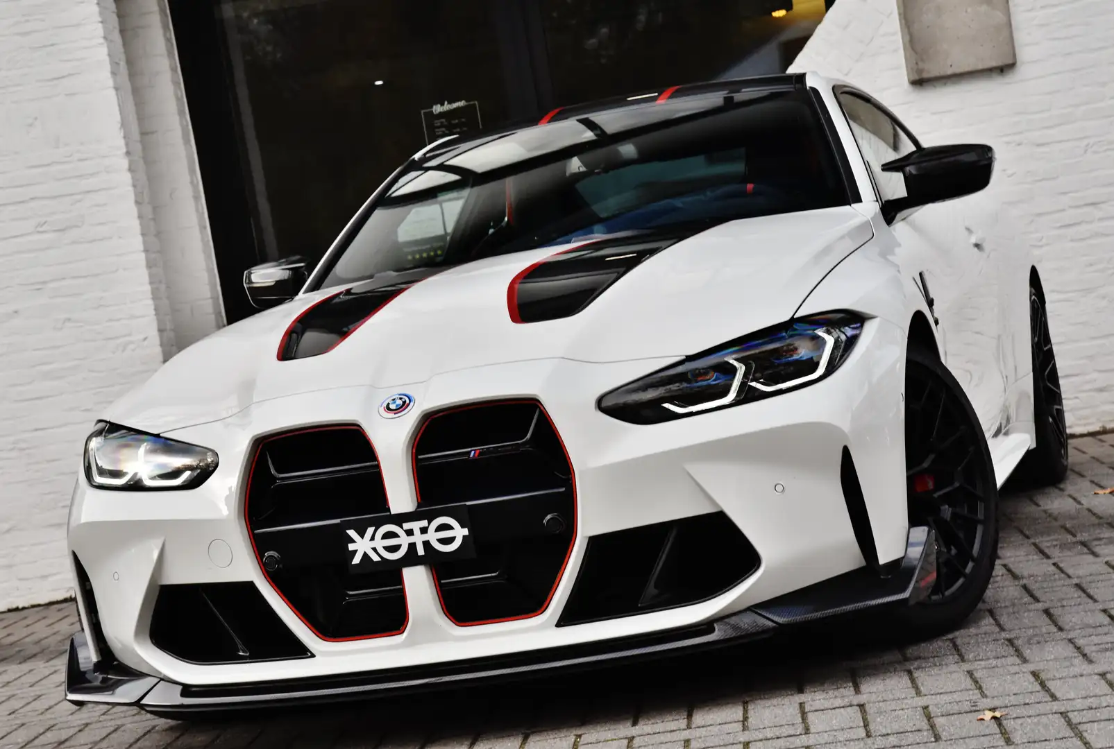 BMW M4 3.0 CSL *** BELGIAN CAR / CSL SEATS *** Blanc - 1