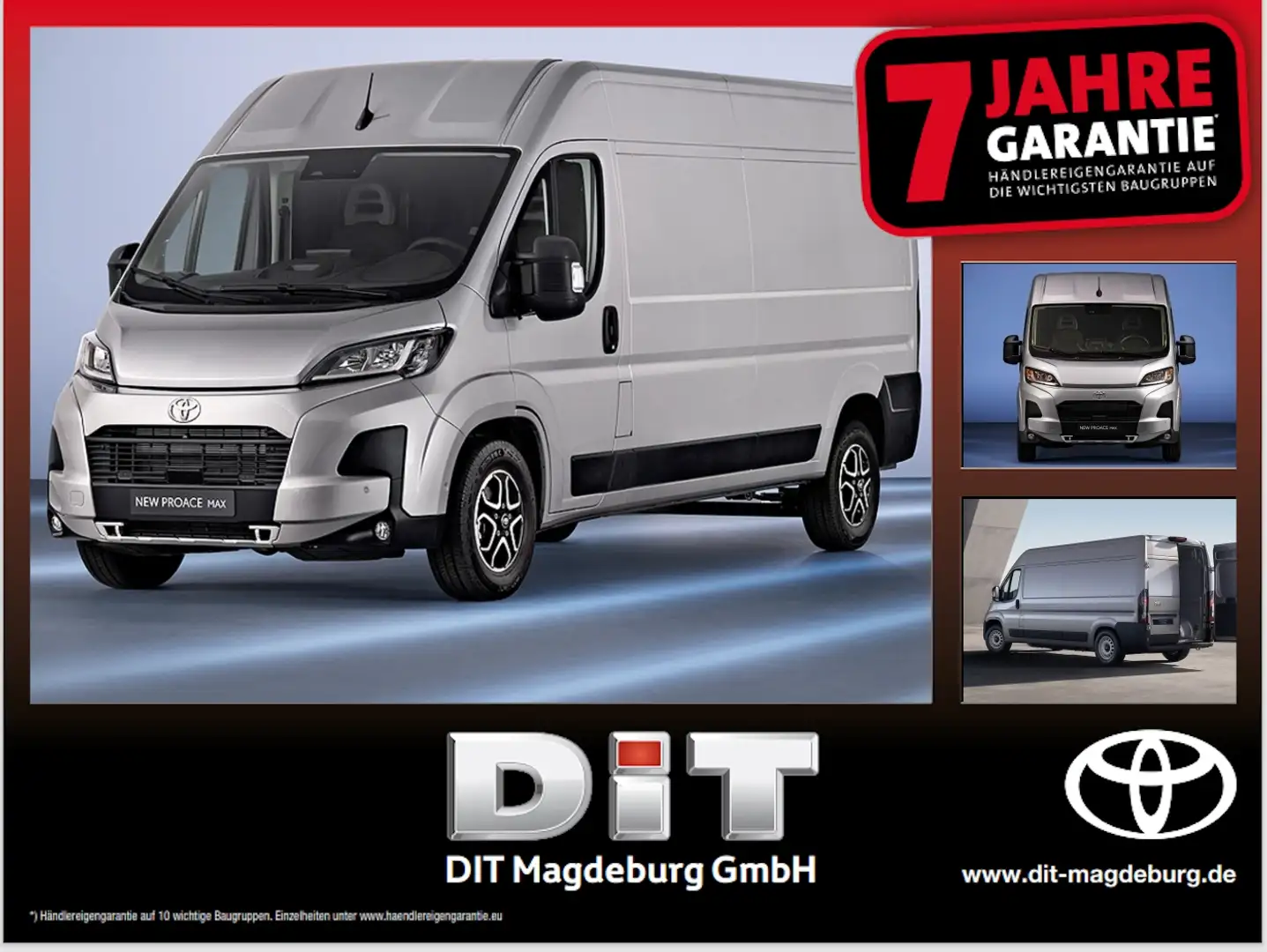 Toyota Proace Max L2H2 Work 3.5t Kamera, PDC Hinten Weiß - 1