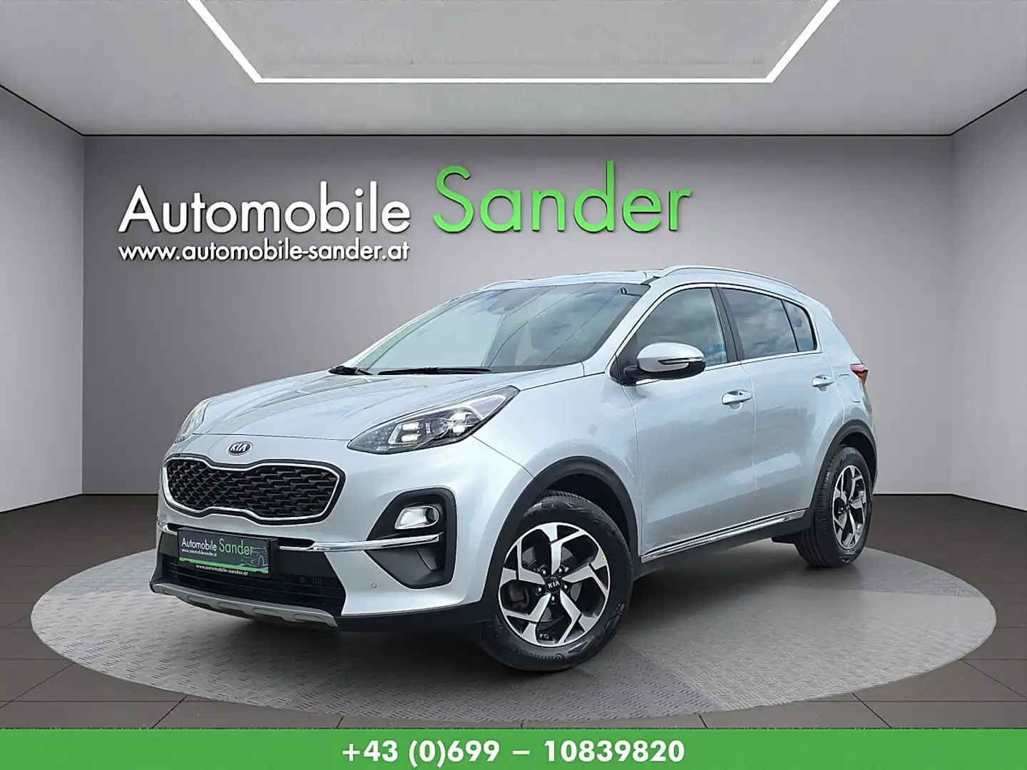 Kia Sportage 1,6 CRDI SCR MHD Gold DCT Aut. Silber - 1