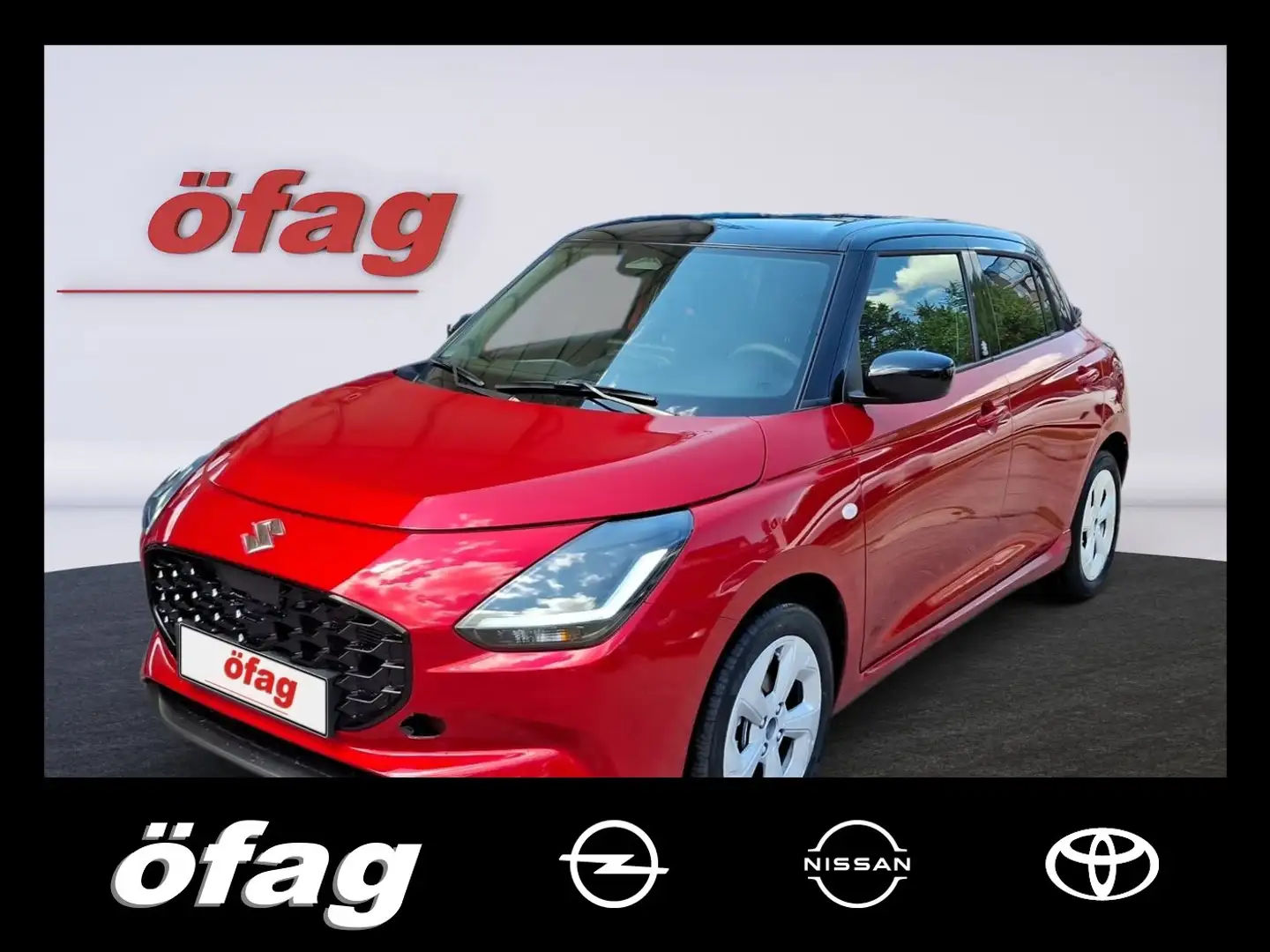 Suzuki Swift 1.2 61 kW shine ACC+LED+Navi+SHZ Rot - 1