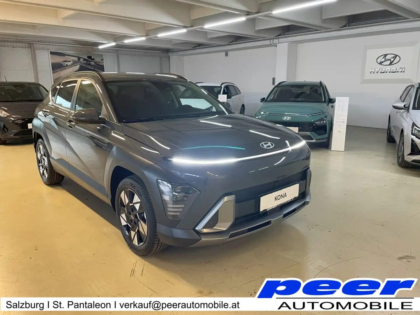 Hyundai KONA Kona 1,6 GDI Hybrid GO Plus DCT Aut. Grau - 1