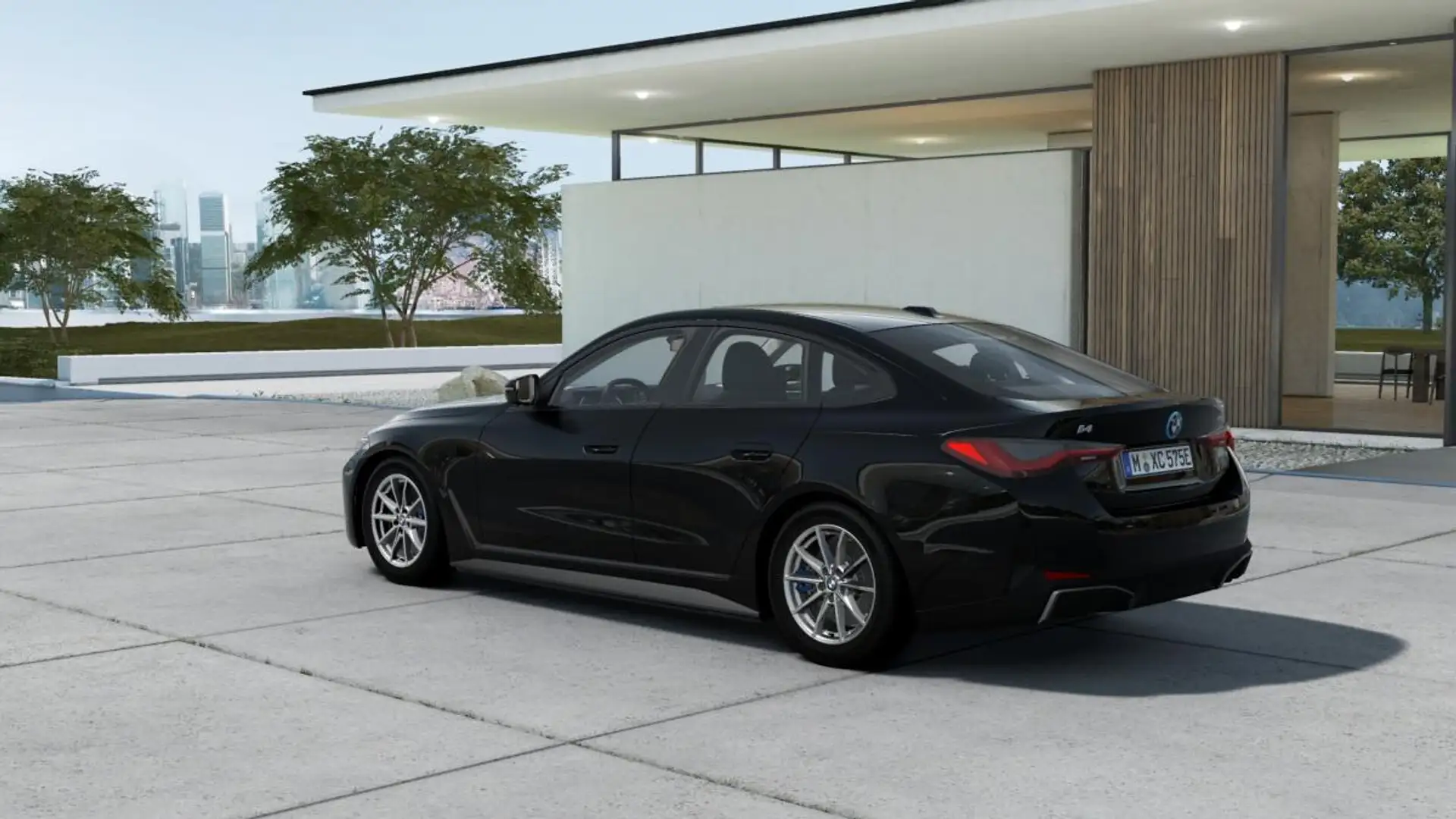 BMW i4 Gran Coupé eDrive 35, NAVI, SHZ, Parking Assistant Schwarz - 2