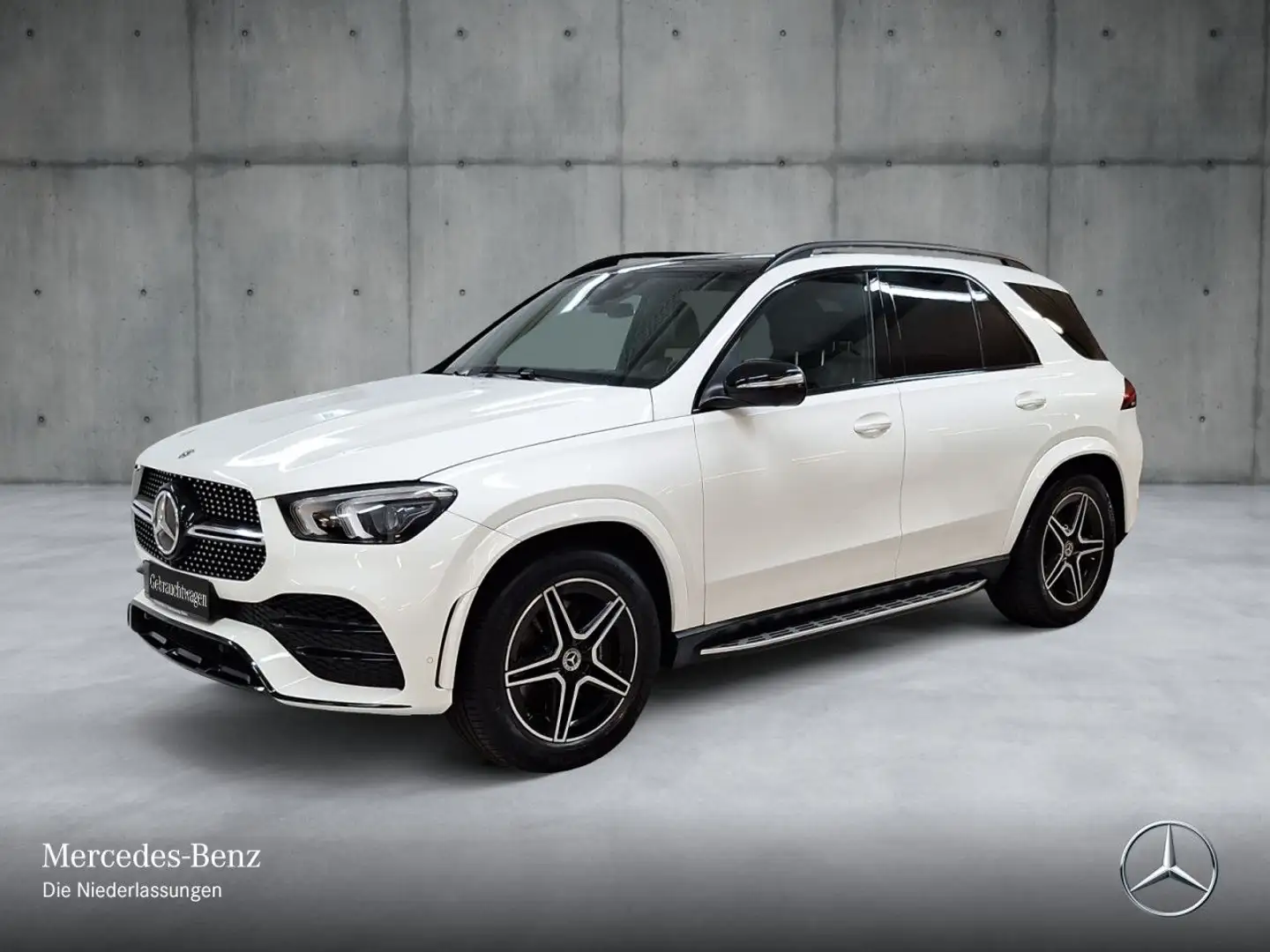 Mercedes-Benz GLE 300 d 4M AMG+NIGHT+PANO+360+AHK+MULTIBEAM+20" Weiß - 2