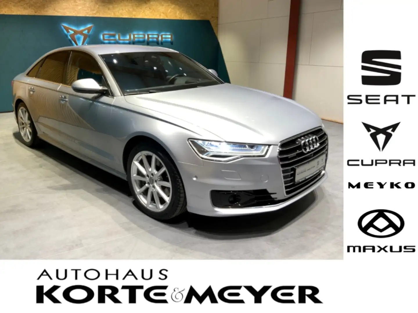 Audi A6 3.0TDI S-tronic quattro+Matrix-LED +ACC+DVD Silber - 1