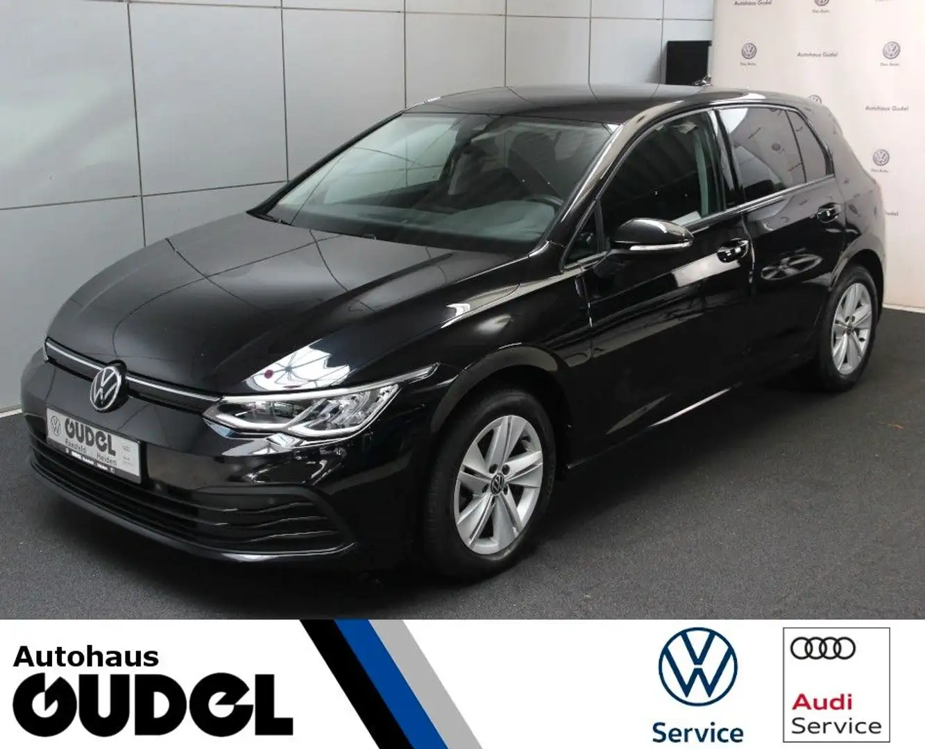 Volkswagen Golf 8 1.5 TSI"Life"Nav App LaneASS FrontAS LED Noir - 1