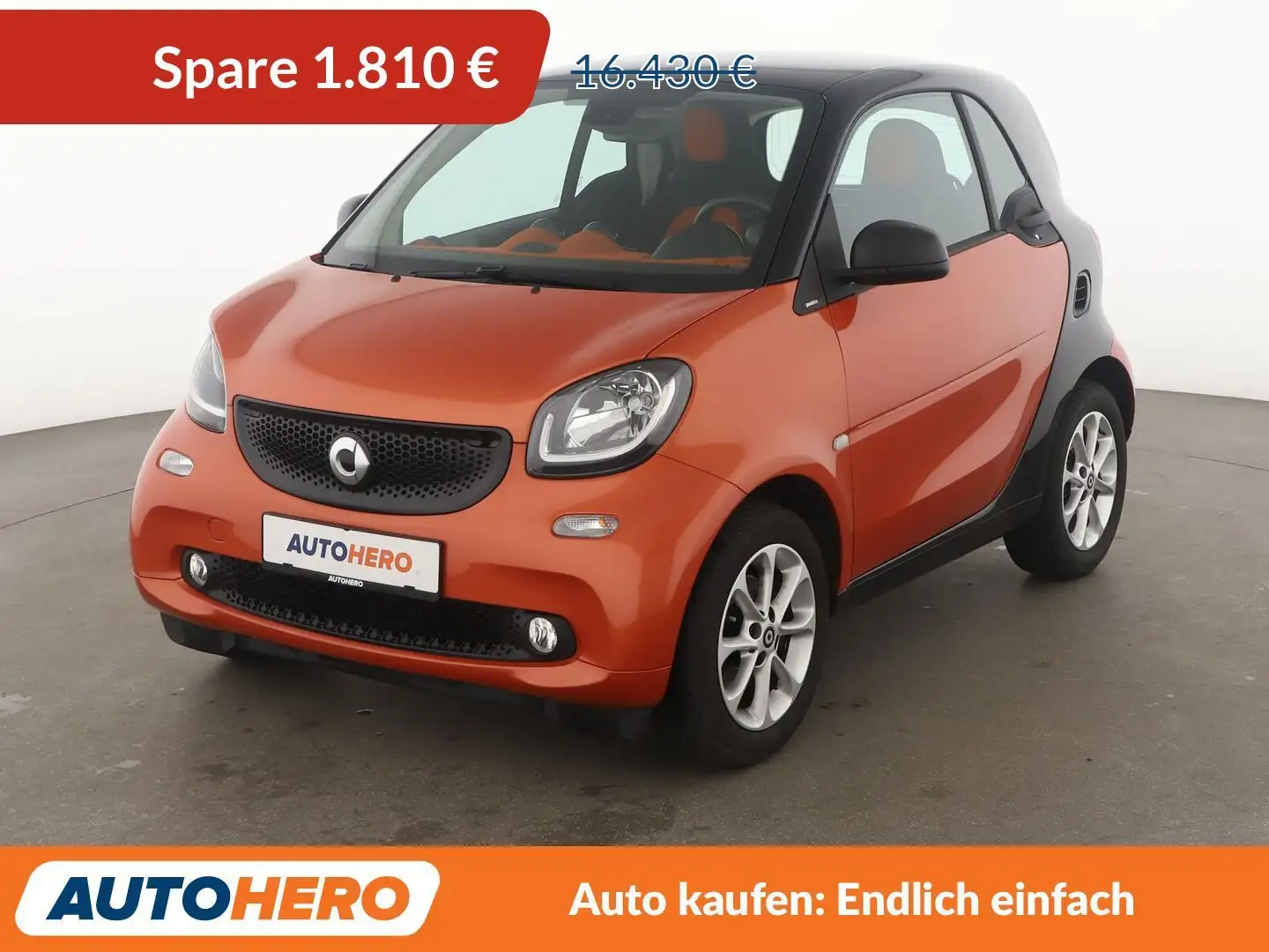 smart forTwo 1.0 Basis passion Aut.*TEMPO*SHZ*KLIMA*GARANTIE* Orange - 1