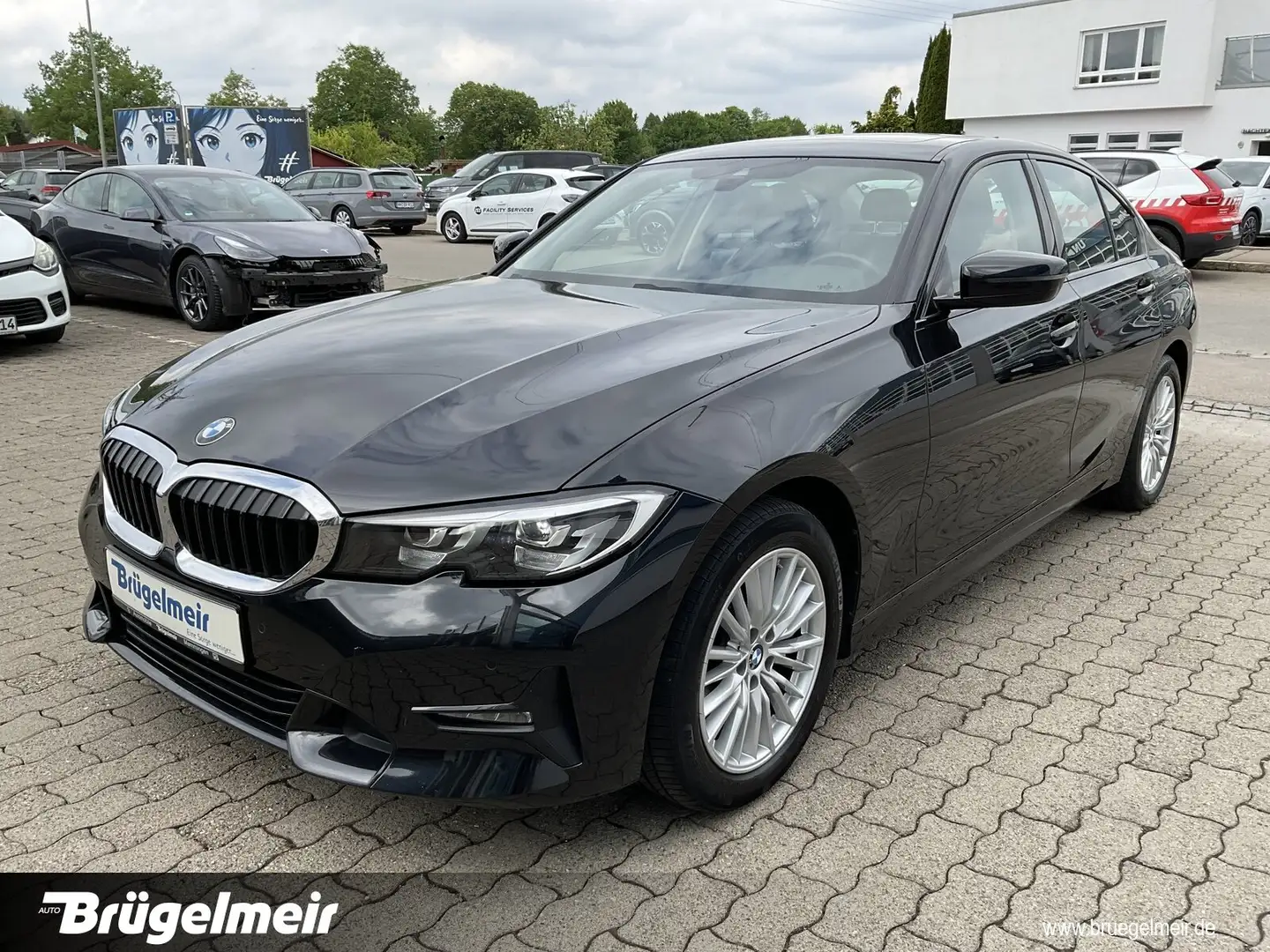 BMW 320 320d xDrive Aut. Sport Line+STHZ+NAVI+EGSD+LED  BC Black - 2