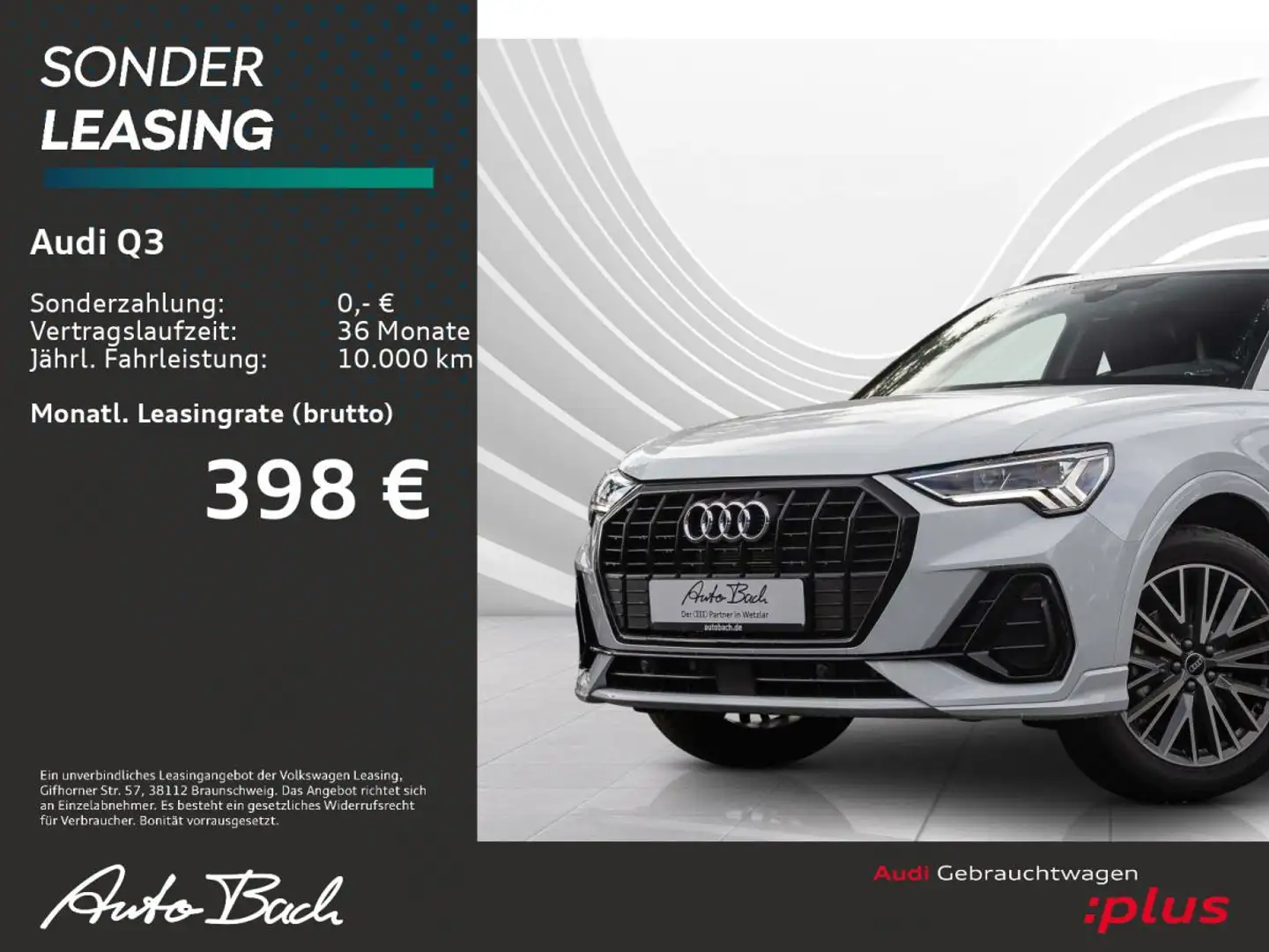 Audi Q3 S line 35TFSI Stronic Navi LED virtual Panorama GR Weiß - 1