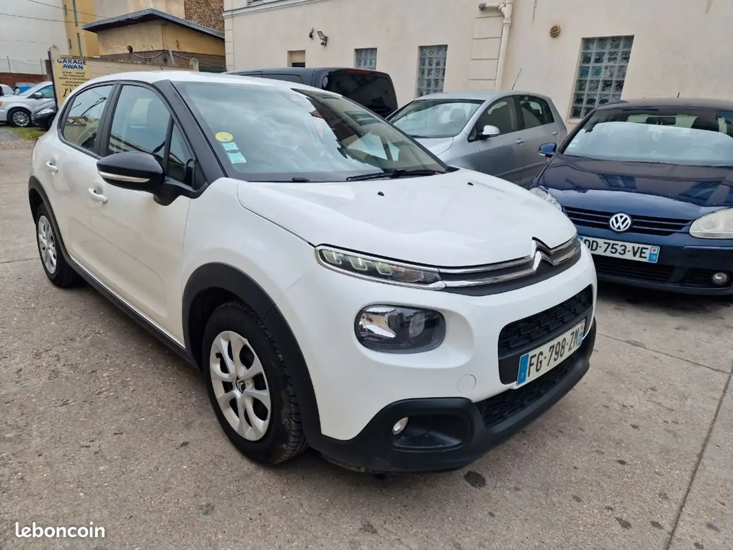 Citroen C3 bluehdi 100ch 5 places s&s feel business Blanc - 2
