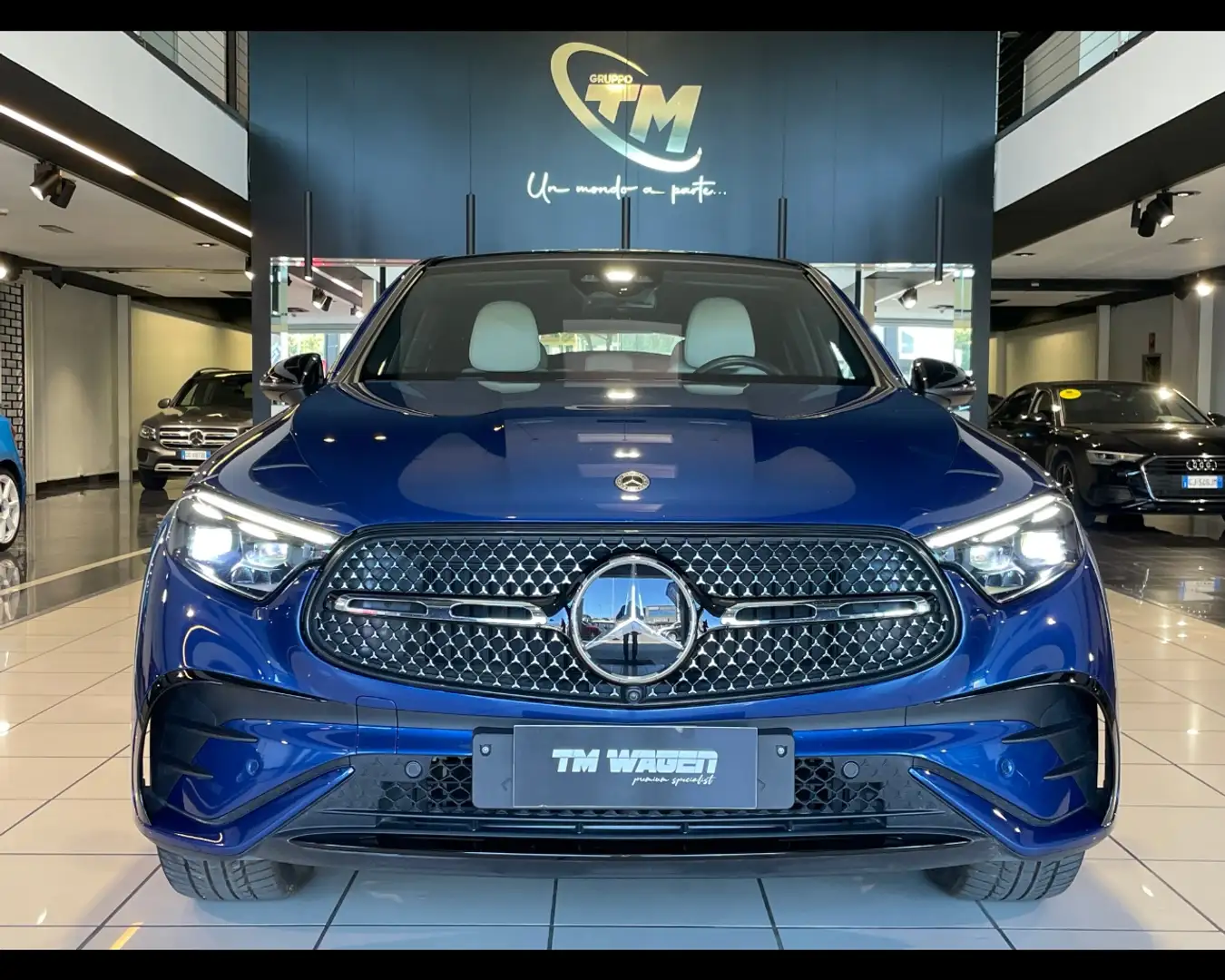 Mercedes-Benz GLC 220 d 4Matic Mild hybrid Coupé AMG Line Premium 23 Bleu - 2