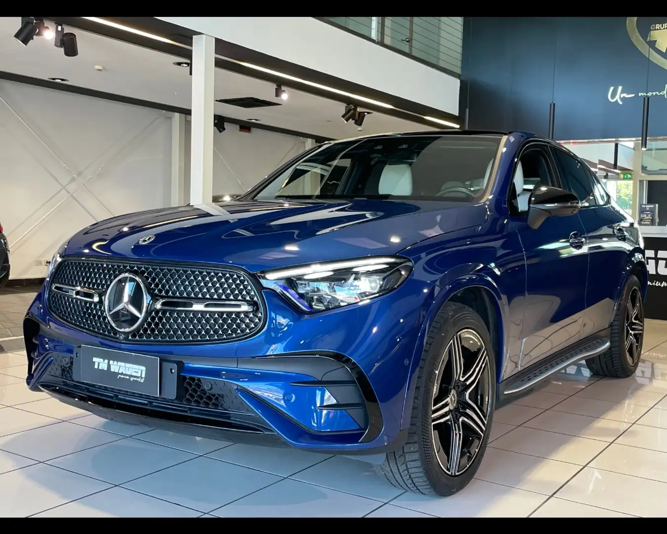 Mercedes-Benz GLC 220 d 4Matic Mild hybrid Coupé AMG Line Premium 23 Bleu - 1
