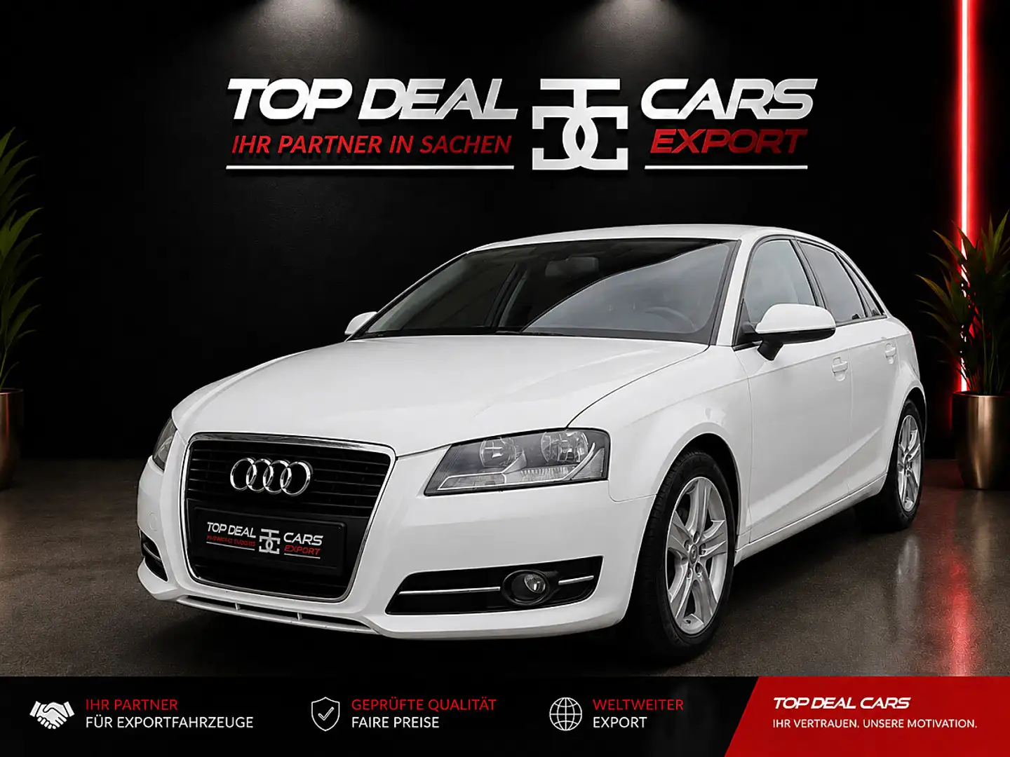 Audi A3 Ambiente 1,6 TDI DPF Weiß - 1