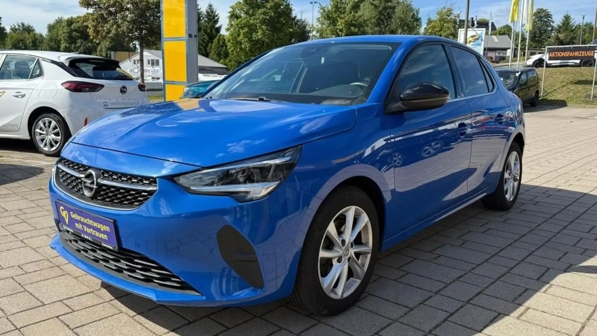 Opel Corsa Elegance 1.2T LED+DAB+Klimaanlage+Tempomat Blau - 1