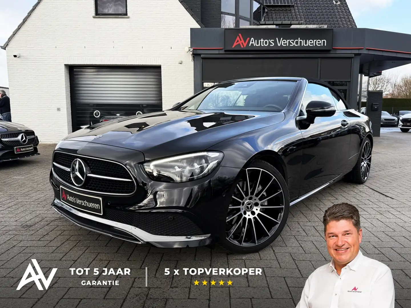 Mercedes-Benz E 200 Cabriolet Avantgarde FACELIFT ** Burmester | Ai... Negro - 1