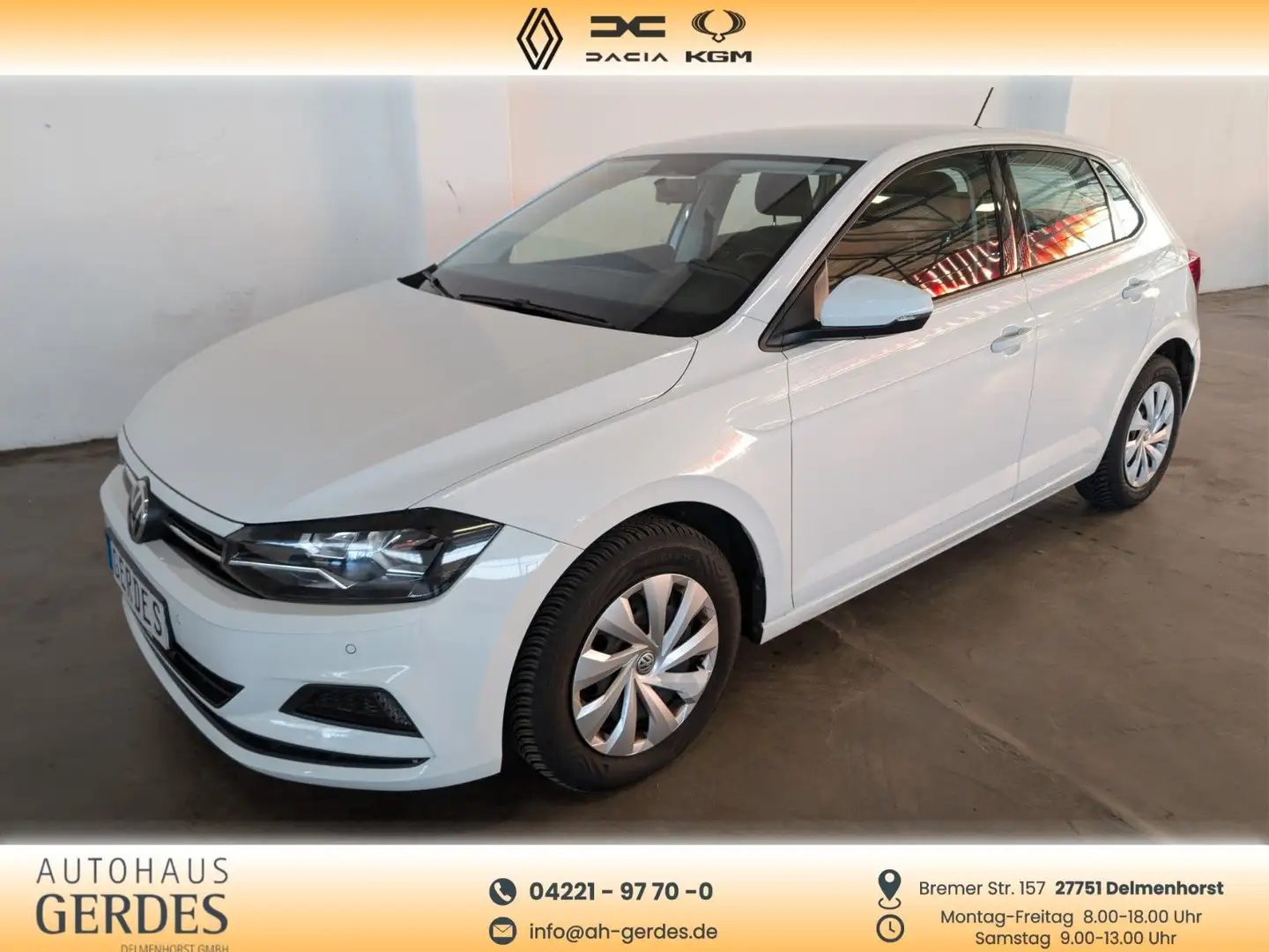 Volkswagen Polo VI Comfortline 1.0 Weiß - 1