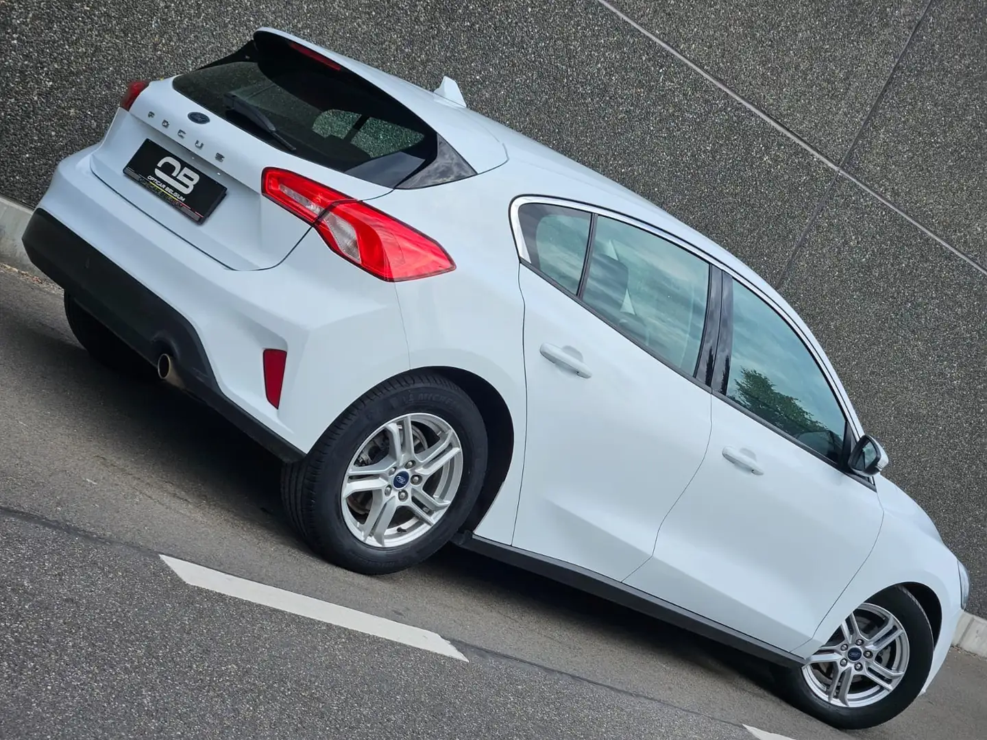 Ford Focus **1.0i - 79.000 km - App Link - Airco - Garantie** Blanc - 2