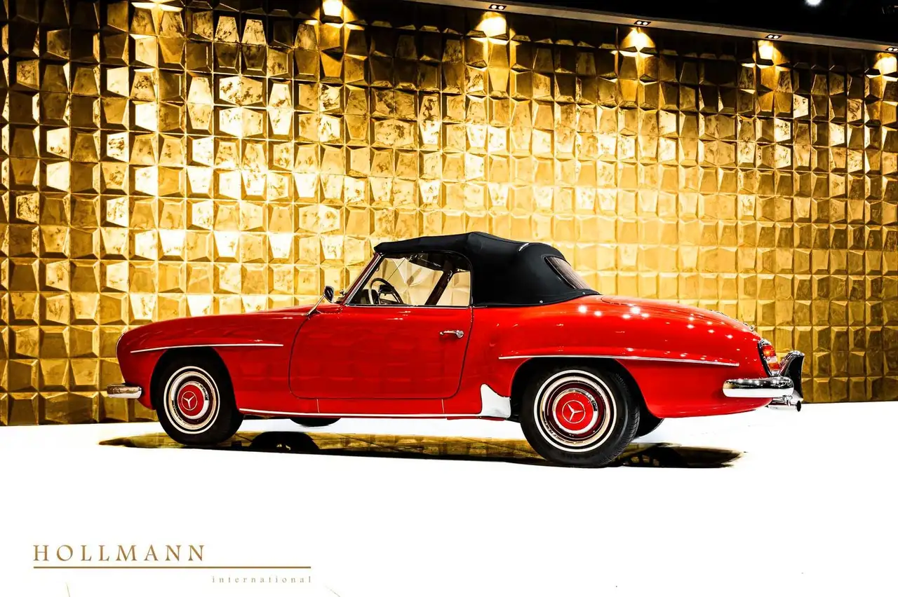 Mercedes-Benz 190 SL + RESTORED + FIRE RED, foto 4