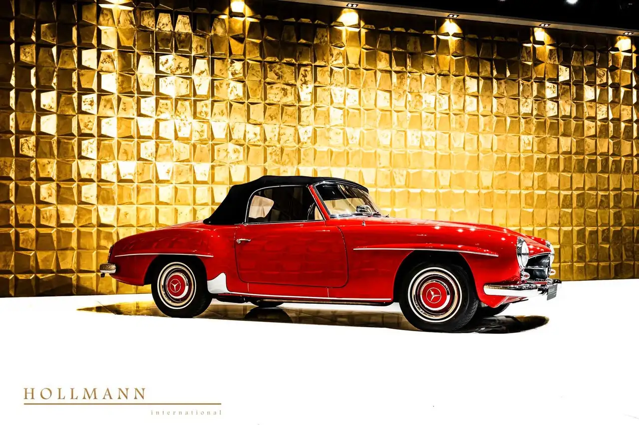 Mercedes-Benz 190 SL + RESTORED + FIRE RED, foto 2