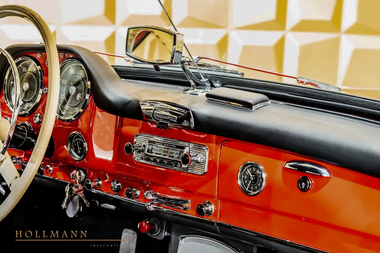 Mercedes-Benz 190 SL + RESTORED + FIRE RED, foto 12