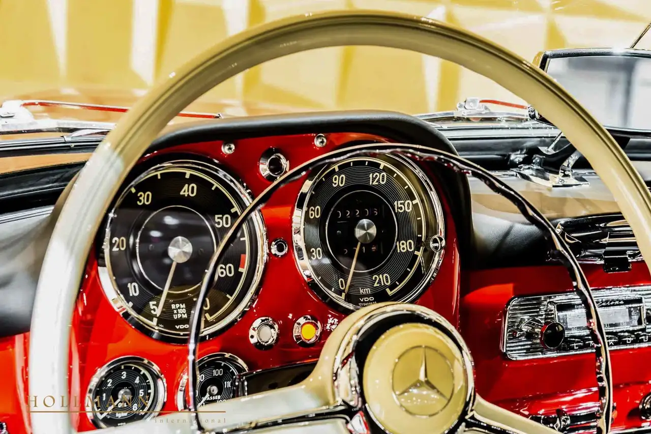 Mercedes-Benz 190 SL + RESTORED + FIRE RED, foto 10