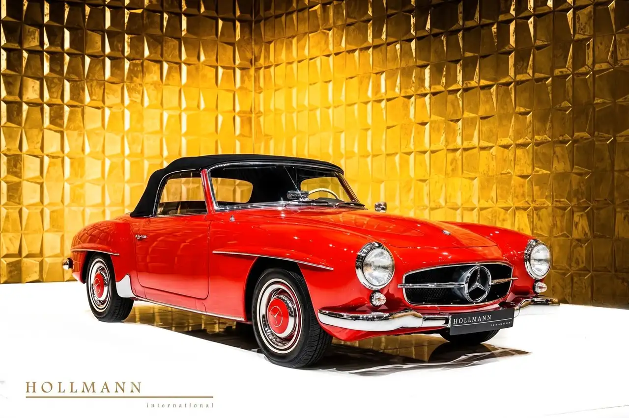 Mercedes-Benz 190 SL + RESTORED + FIRE RED, foto 1