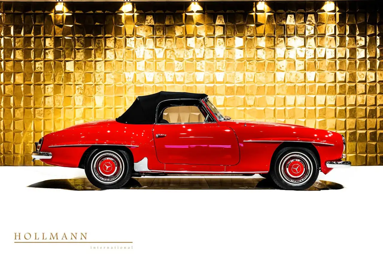 Mercedes-Benz 190 SL + RESTORED + FIRE RED, foto 6
