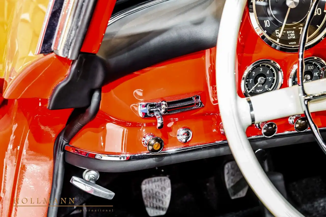 Mercedes-Benz 190 SL + RESTORED + FIRE RED, foto 11