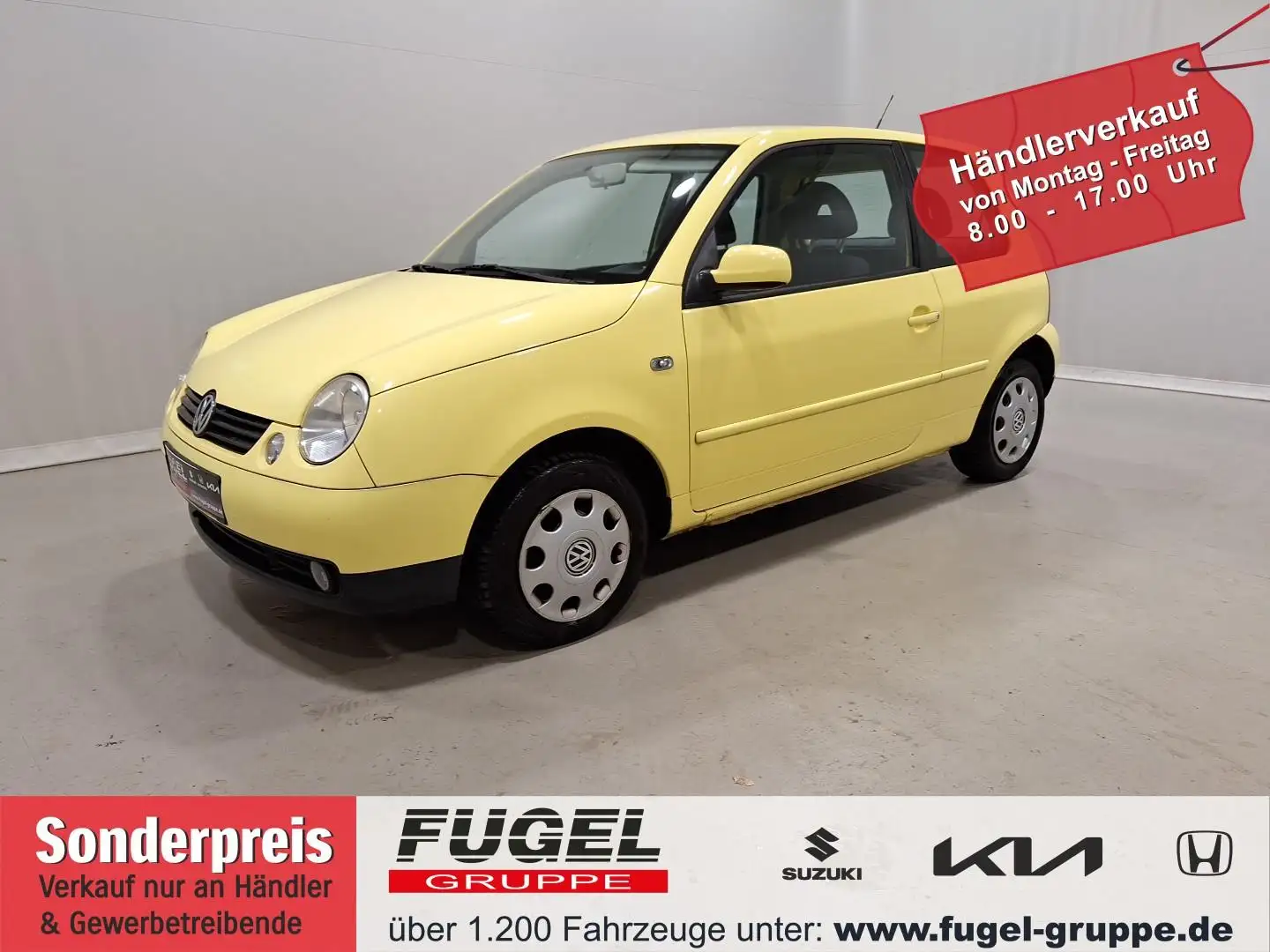 Volkswagen Lupo 1.0 Rave Klima/HU 09.2026 Geel - 1