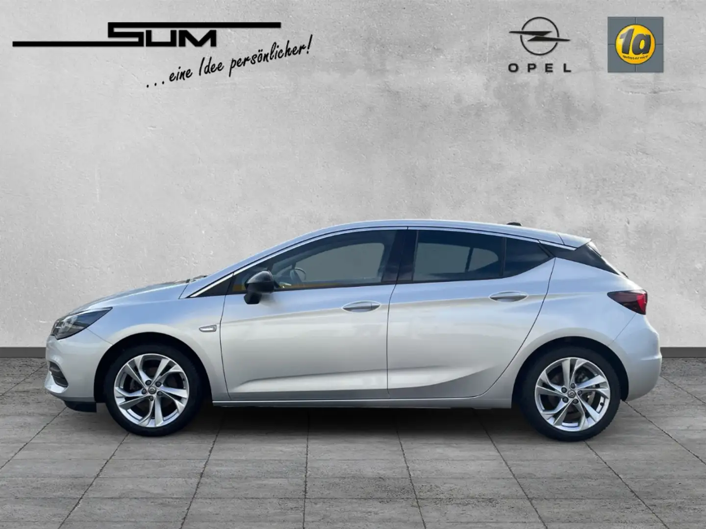 Opel Astra 1.2 Turbo Elegance - Navigation, Rückfahrkam., AHK Argent - 2