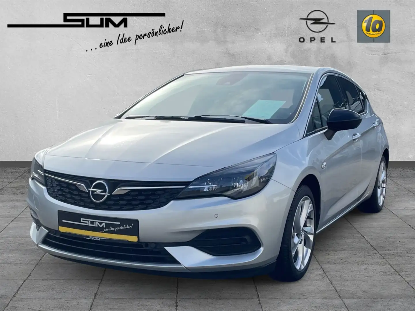 Opel Astra 1.2 Turbo Elegance - Navigation, Rückfahrkam., AHK Argent - 1
