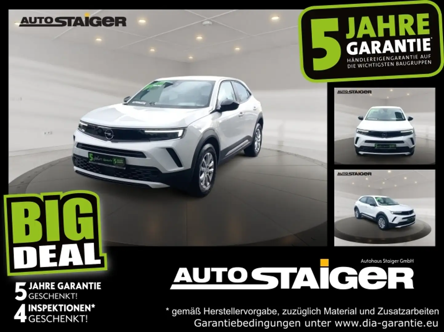 Opel Mokka 1.2 Turbo Edition Automatik, PDC, SHZ, LED, Blanco - 1