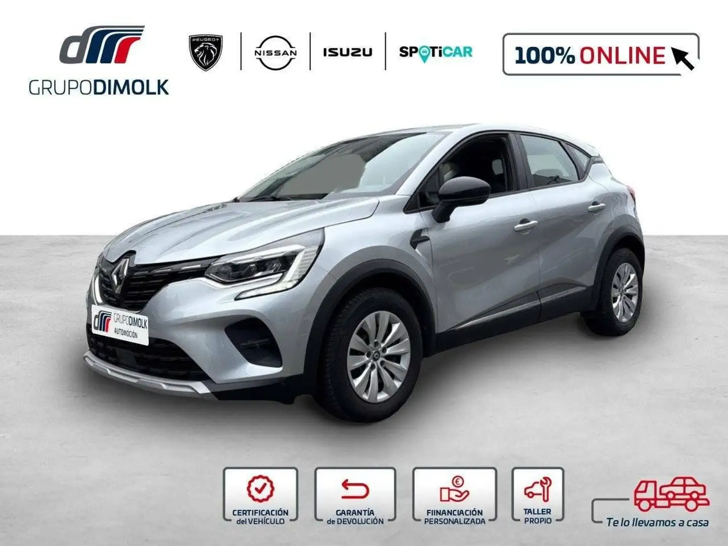 Renault Captur TCe Zen 74kW Gris - 1