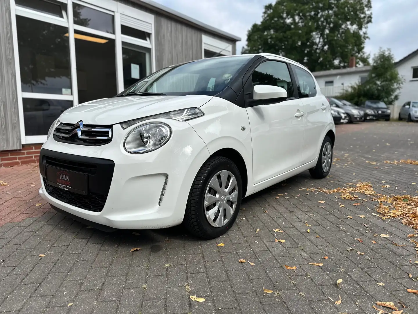 Citroen C1 Feel Klima*Tempomat*TÜV&Service Neu*Scheckheft Weiß - 1