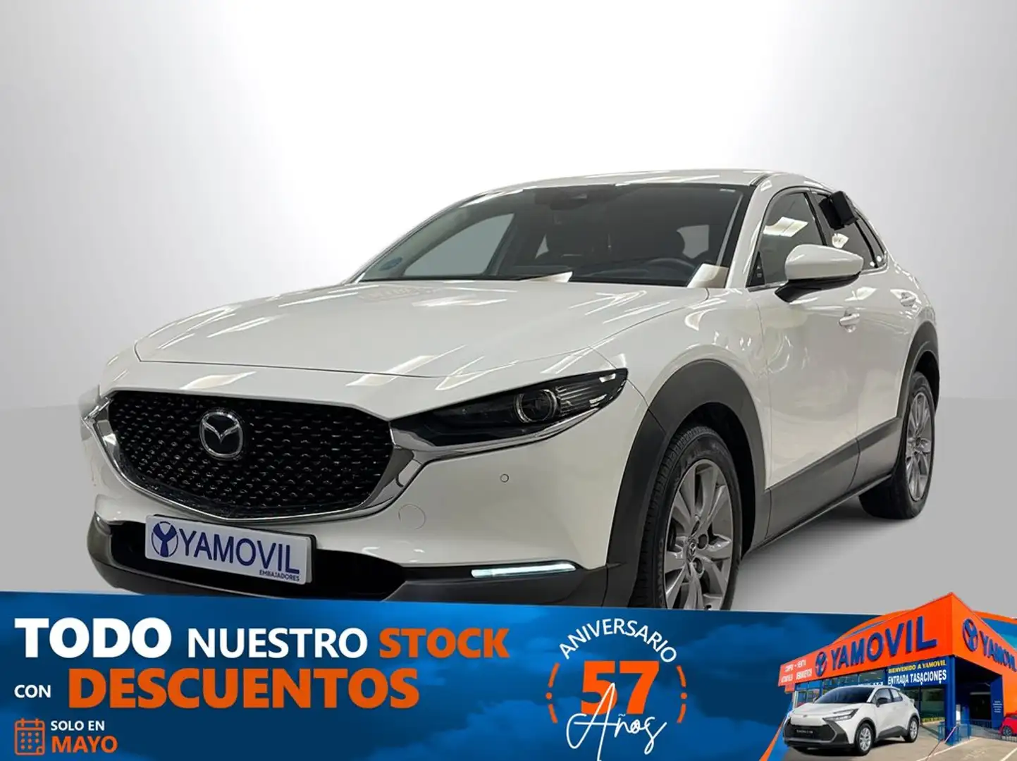 Mazda CX-30 2.0 Skyactiv-G Zenith 2WD Aut. 90kW Blanco - 1