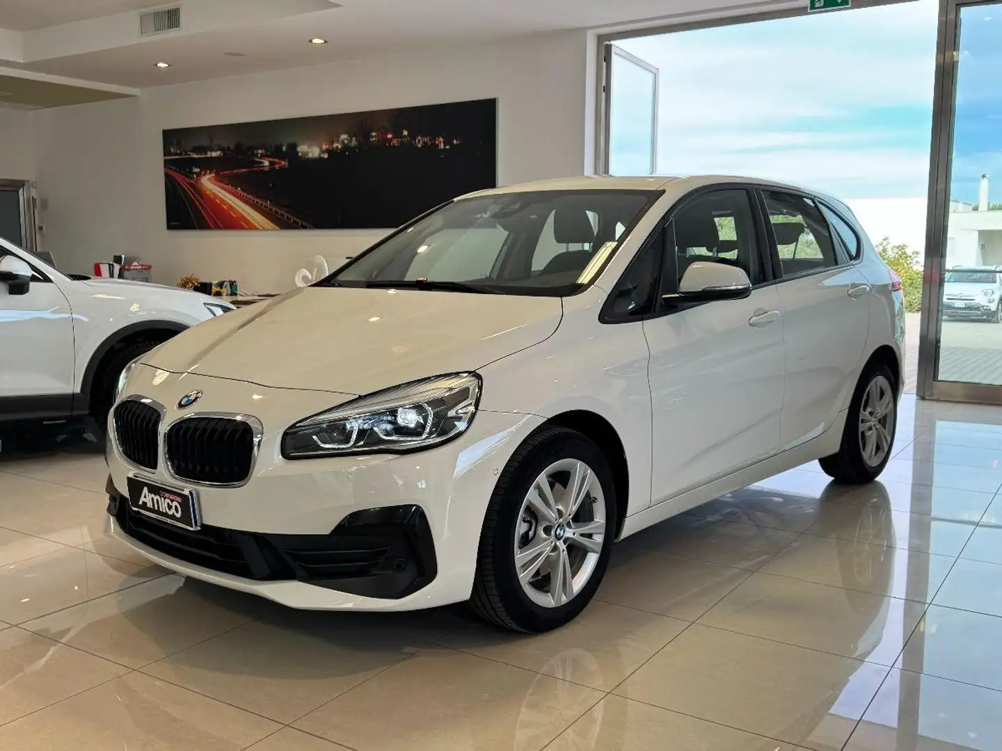 BMW 218 d Luxury Pelle Led 2021 78.000km Wit - 1